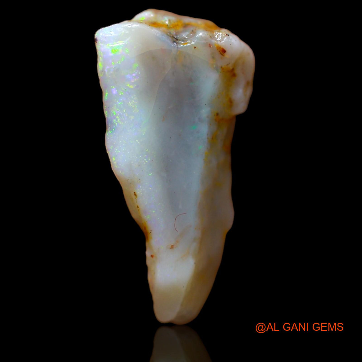 7.30 Cts Natural Australian Fire Opal Loose Gemstone Fancy Rough 22x9x2 mm RB-379