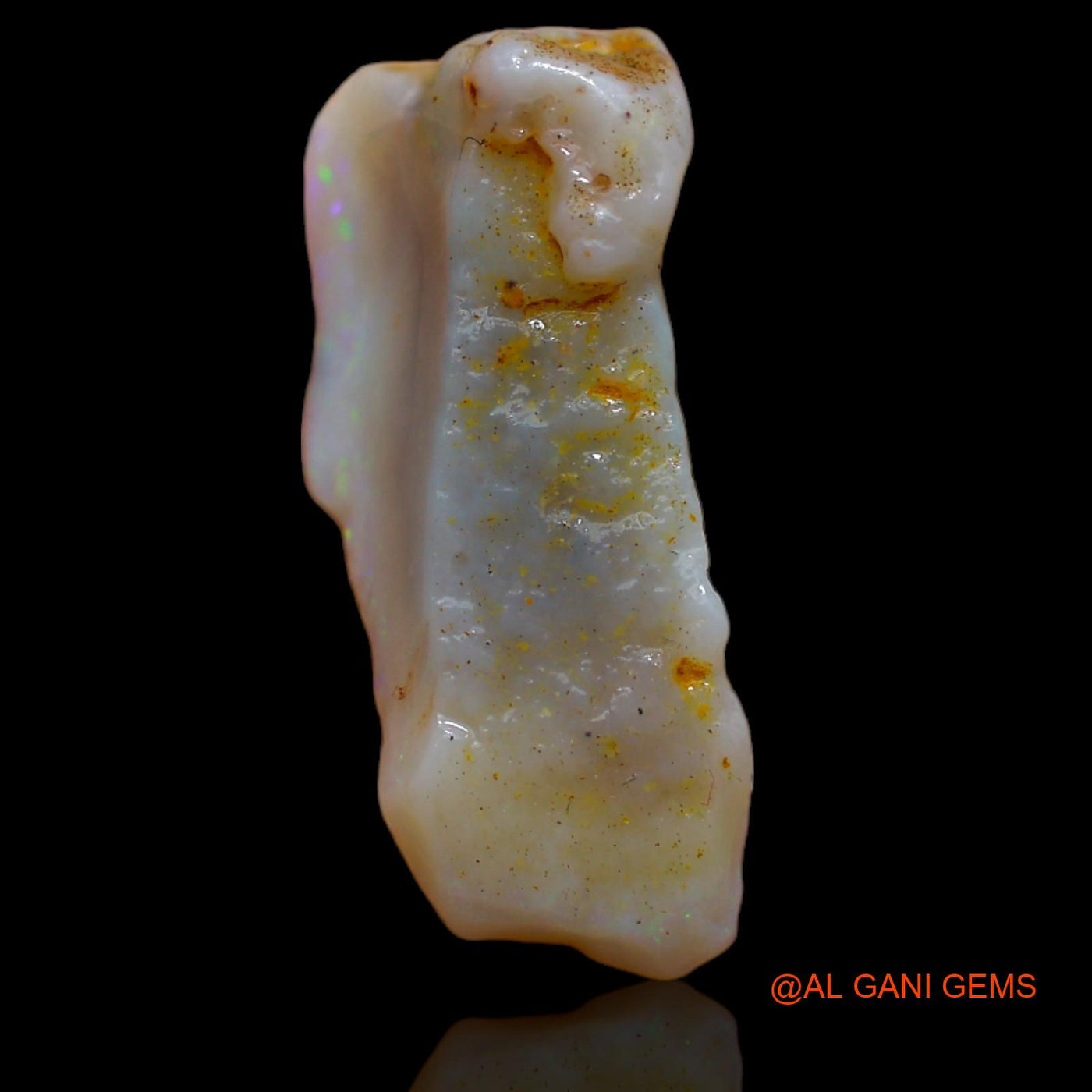 7.30 Cts Natural Australian Fire Opal Loose Gemstone Fancy Rough 22x9x2 mm RB-379