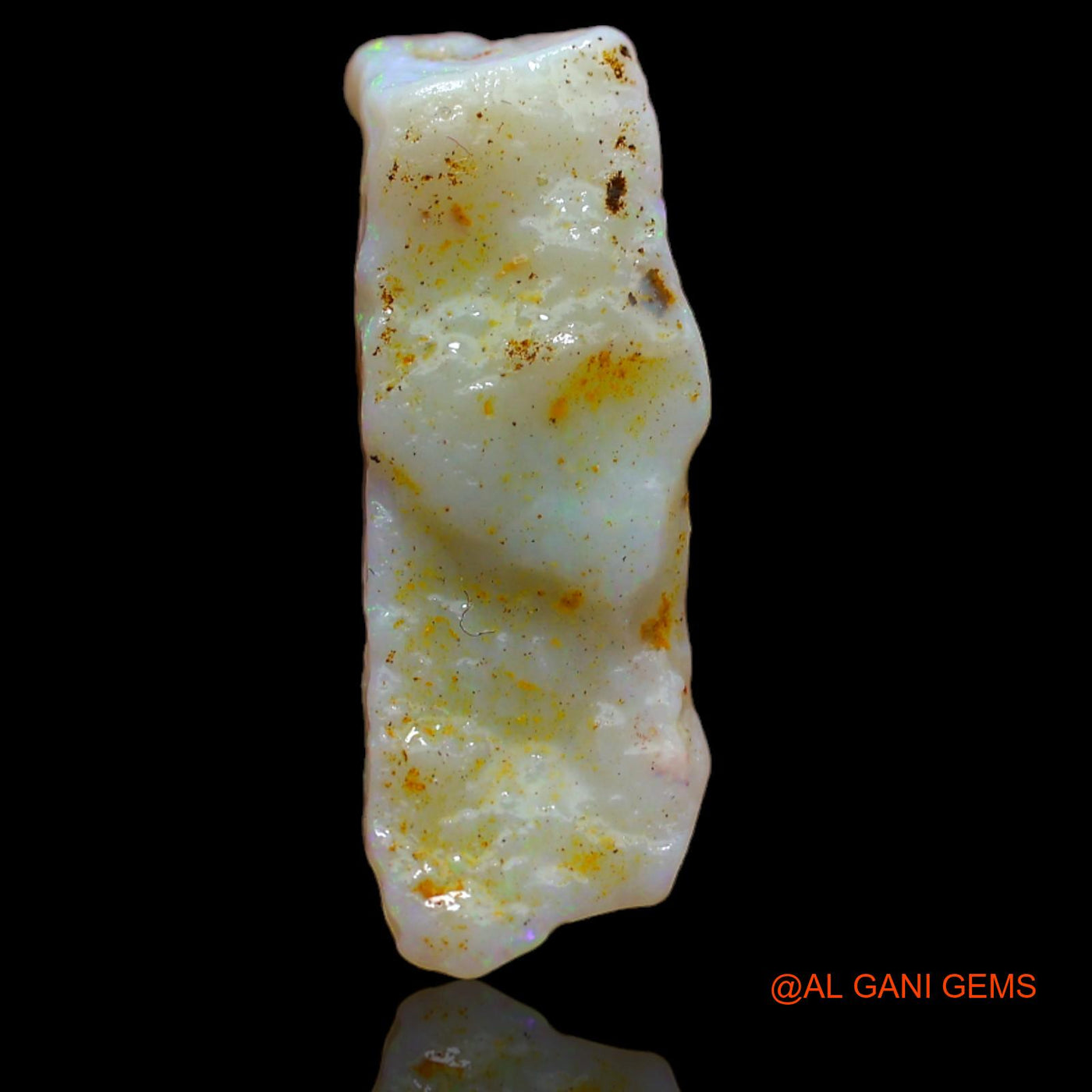 7.30 Cts Natural Australian Fire Opal Loose Gemstone Fancy Rough 22x9x2 mm RB-379