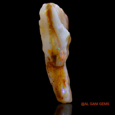 Natural Fire Opal Gemstone 6.50 Cts Loose Fancy Rough From Australia 21x12x2 mm RB-380