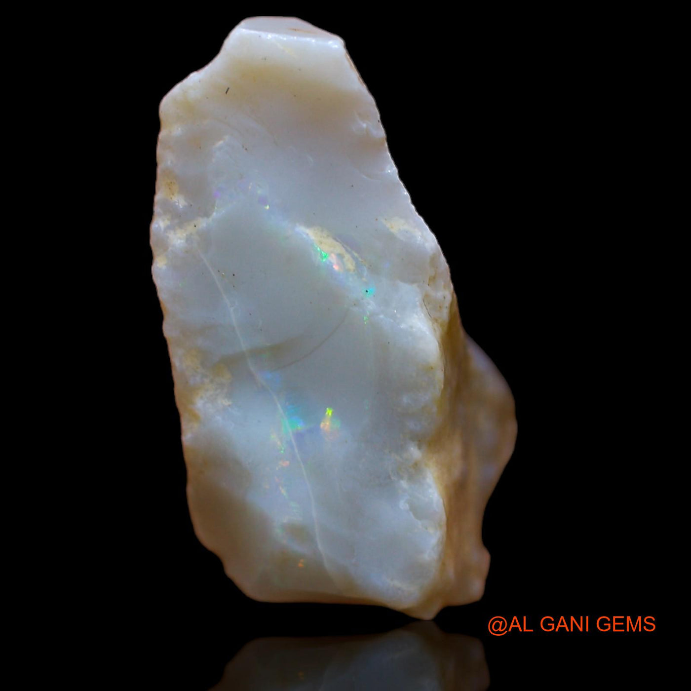 Natural Fire Opal Gemstone 9.50 Cts Loose Fancy Rough From Australia 22x10x2 mm RB-381