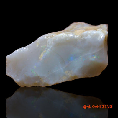 Natural Fire Opal Gemstone 9.50 Cts Loose Fancy Rough From Australia 22x10x2 mm RB-381