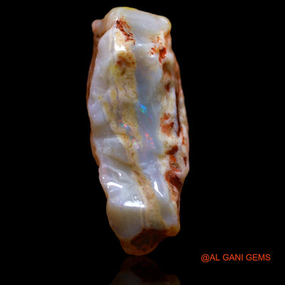 12.60 Cts Natural Australian Fire Opal Loose Gemstone Fancy Rough 21x14x2 mm RB-382