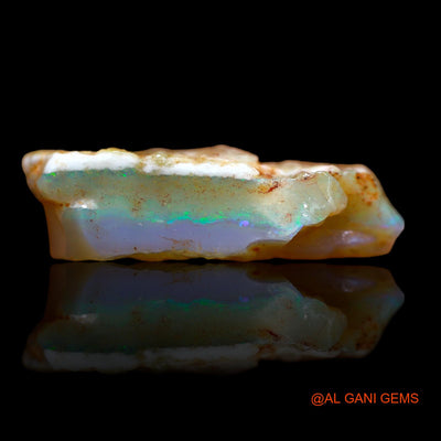 13.00 Cts Natural Australian Fire Opal Loose Gemstone Fancy Rough 24x12x2 mm RB-388
