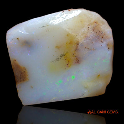 6.05 Cts Natural Australian Fire Opal Loose Gemstone Fancy Rough 14x12x5 mm RB-38