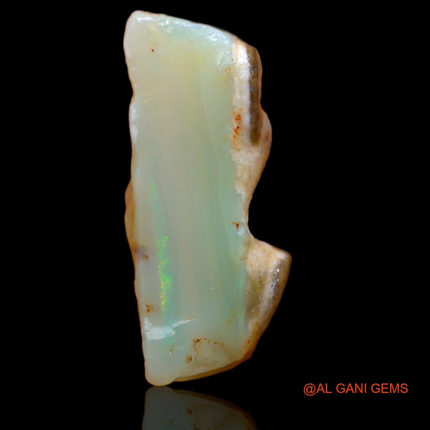 13.00 Cts Natural Australian Fire Opal Loose Gemstone Fancy Rough 22x13x2 mm RB-391