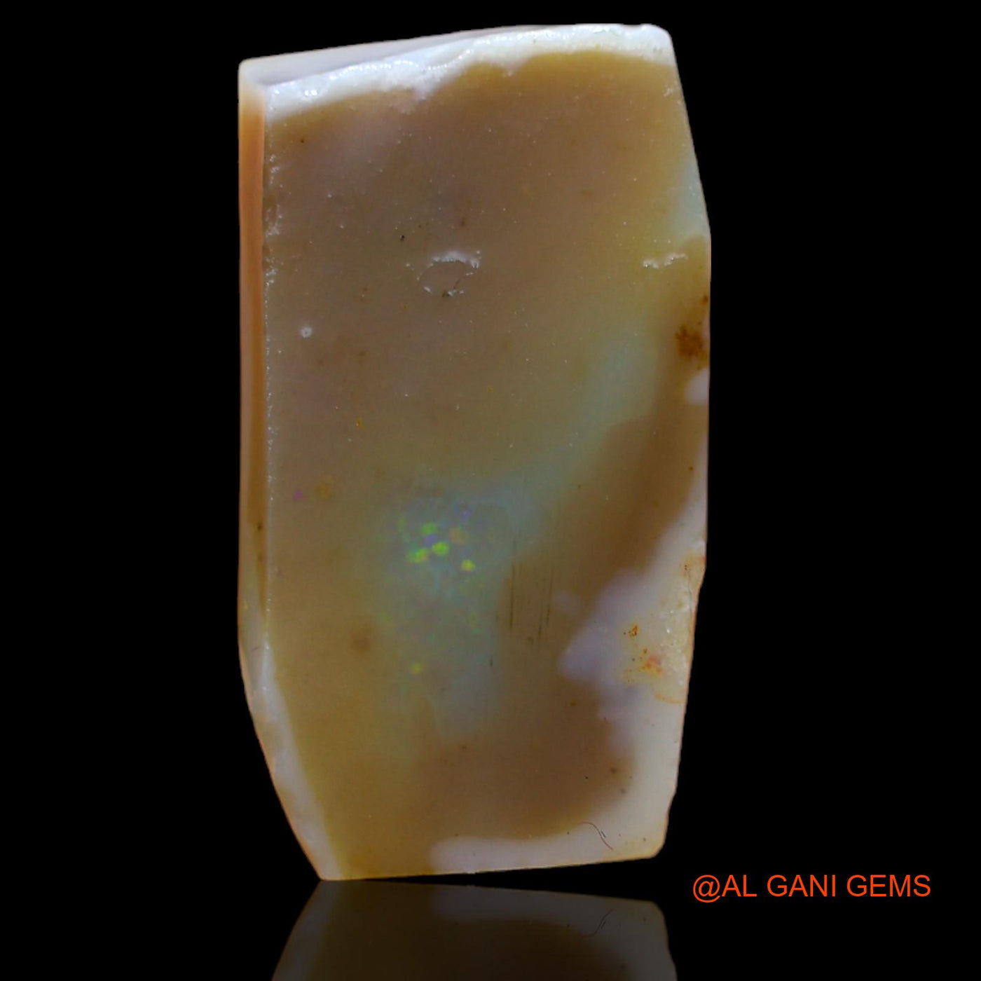 13.20 Cts Natural Australian Fire Opal Loose Gemstone Fancy Rough 22x16x2 mm RB-392