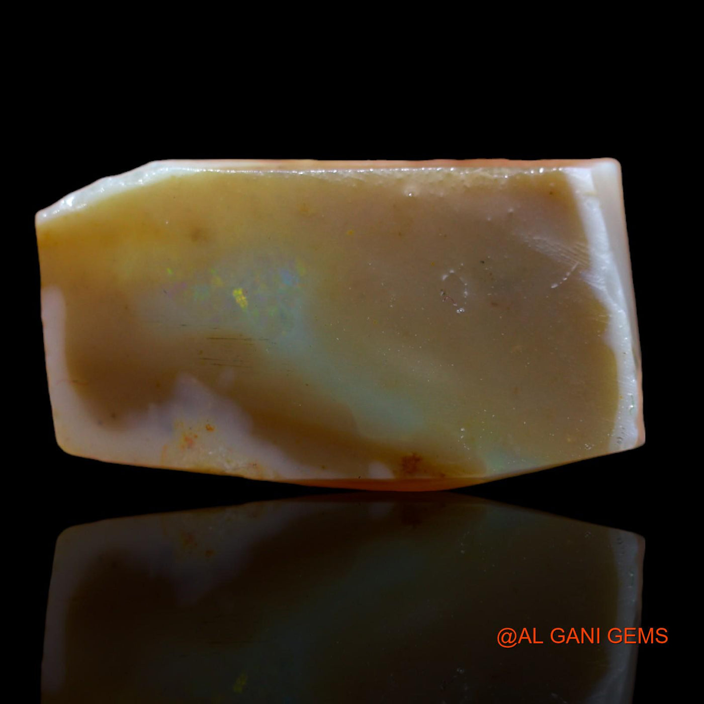 13.20 Cts Natural Australian Fire Opal Loose Gemstone Fancy Rough 22x16x2 mm RB-392