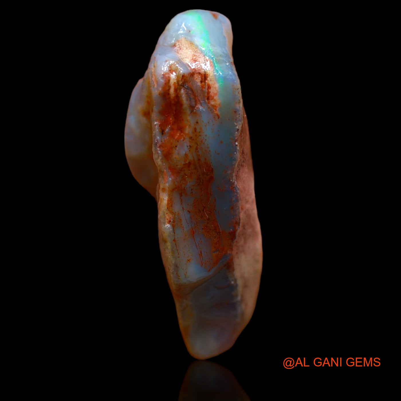 16.50 Cts Natural Australian Fire Opal Loose Gemstone Fancy Rough 28x13x10 mm RB-395