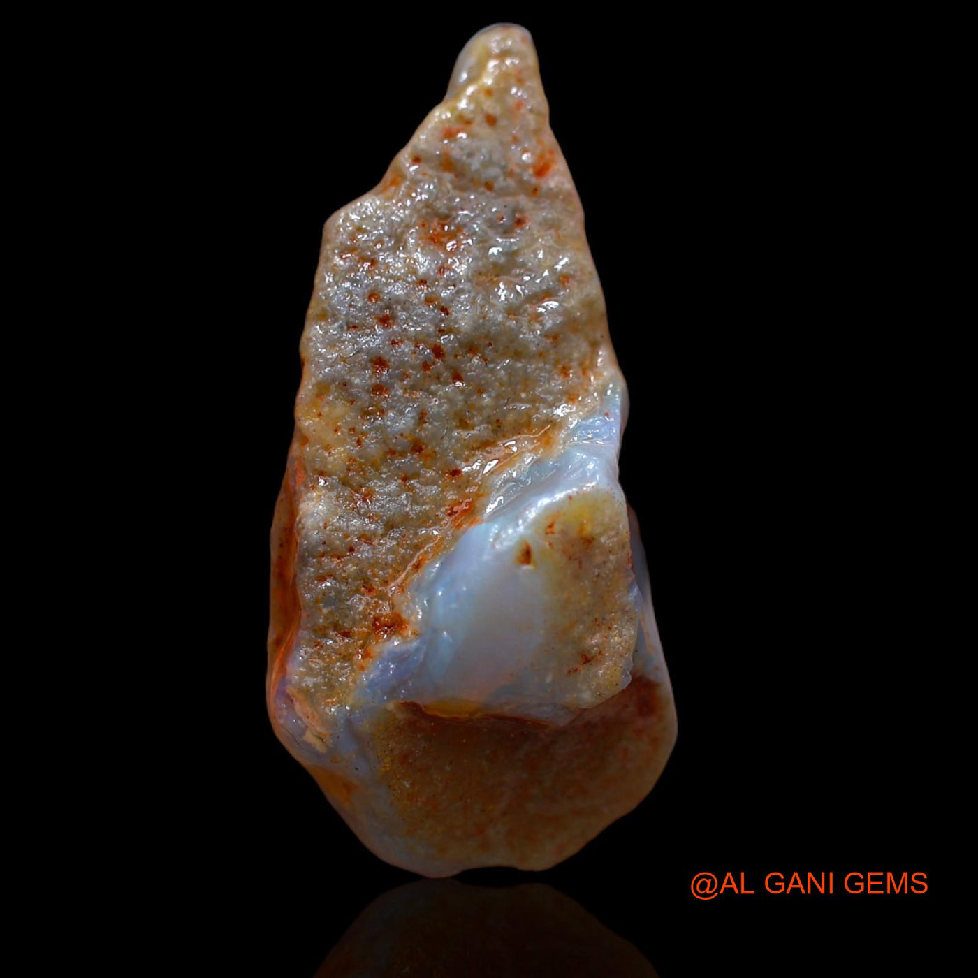 16.50 Cts Natural Australian Fire Opal Loose Gemstone Fancy Rough 28x13x10 mm RB-395