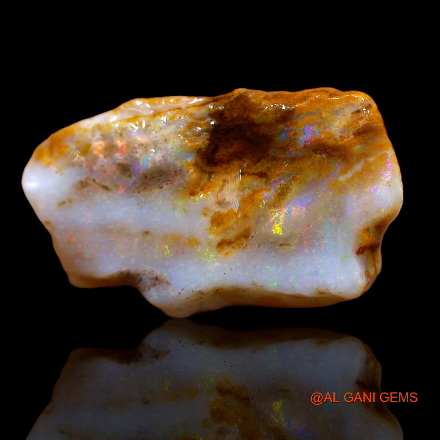 19.70 Cts Natural Australian Fire Opal Loose Gemstone Fancy Rough 20x18x12 mm RB-396