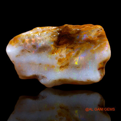 19.70 Cts Natural Australian Fire Opal Loose Gemstone Fancy Rough 20x18x12 mm RB-396
