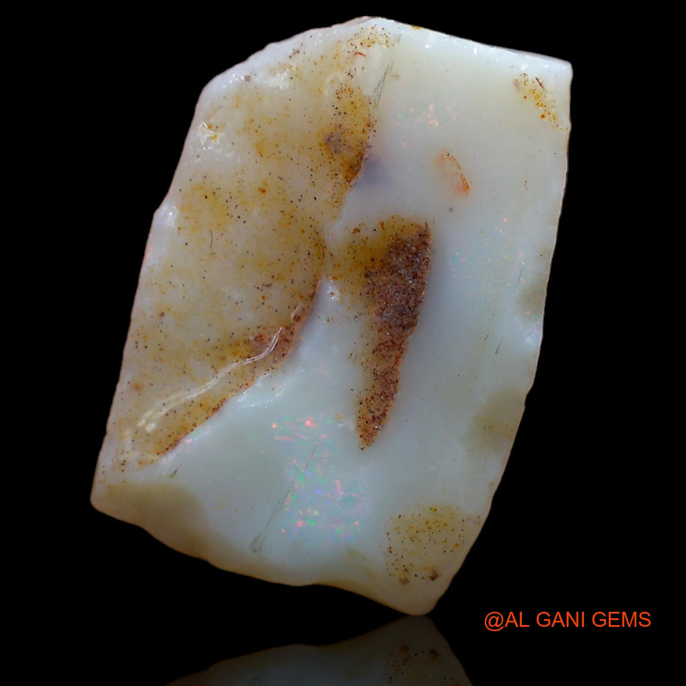 10.30 Cts Unheated Australian Fire Opal Loose Gemstone Fancy Rough Natural 22x15x4 mm RB-398