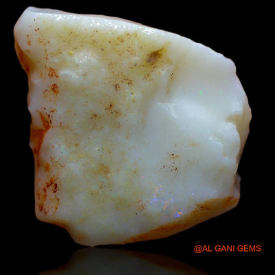 Natural Untreated Fire Opal Loose Gemstone Fancy Rough From Australia 11.80 Cts 19x19x5 mm RB-399