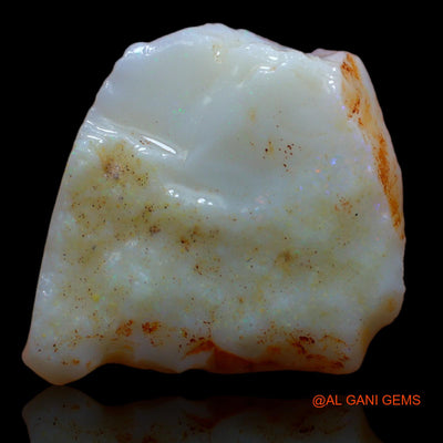 Natural Untreated Fire Opal Loose Gemstone Fancy Rough From Australia 11.80 Cts 19x19x5 mm RB-399