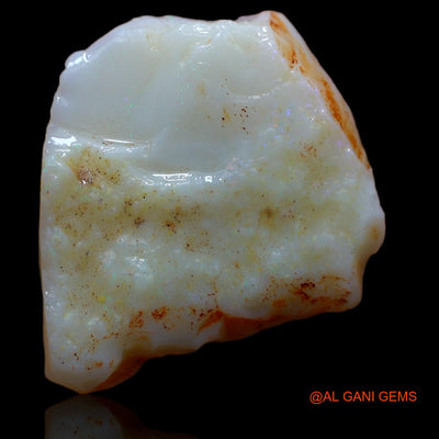 Natural Untreated Fire Opal Loose Gemstone Fancy Rough From Australia 11.80 Cts 19x19x5 mm RB-399