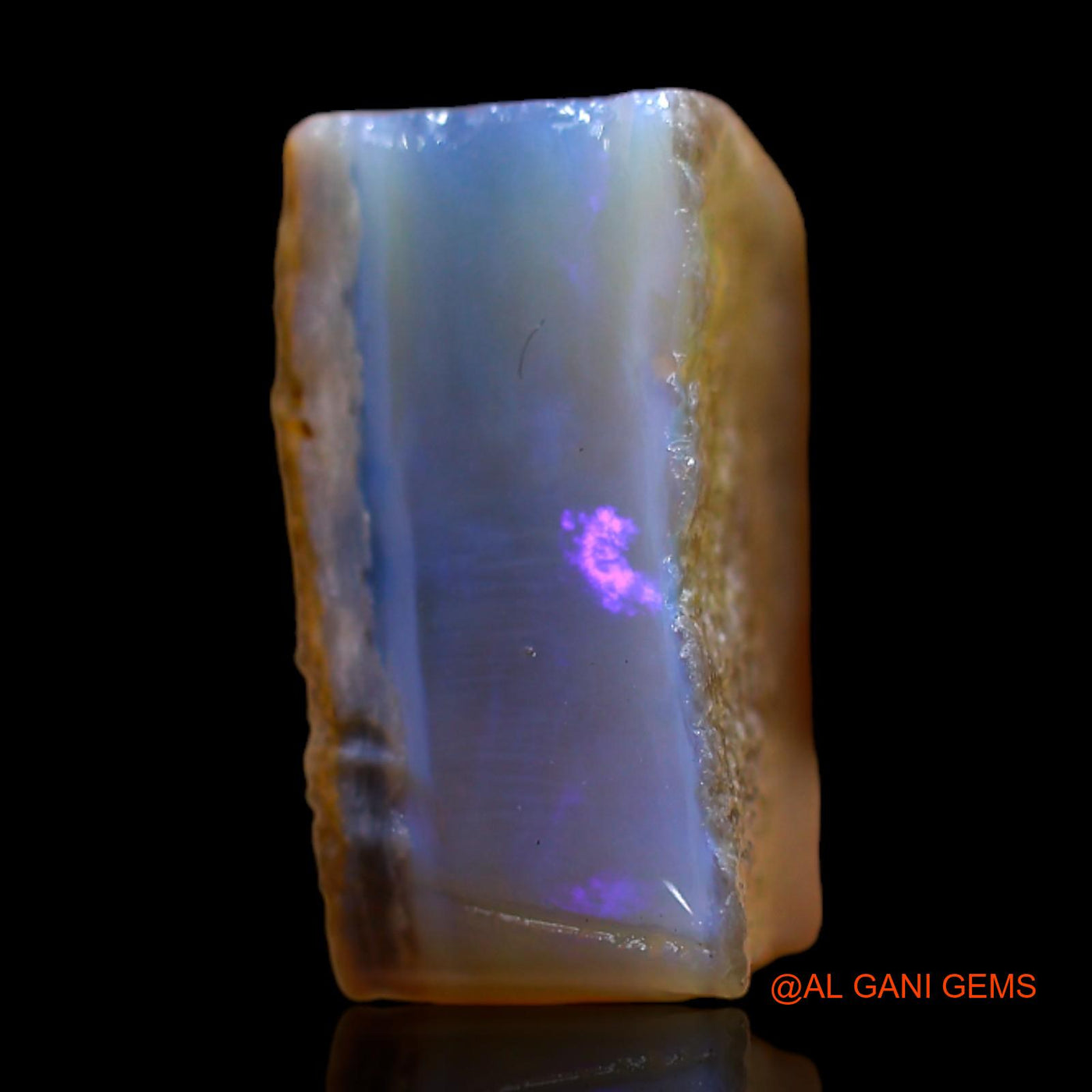 22.20 Cts Natural Australian Fire Opal Loose Gemstone Fancy Rough 17x16x8 mm RB-402