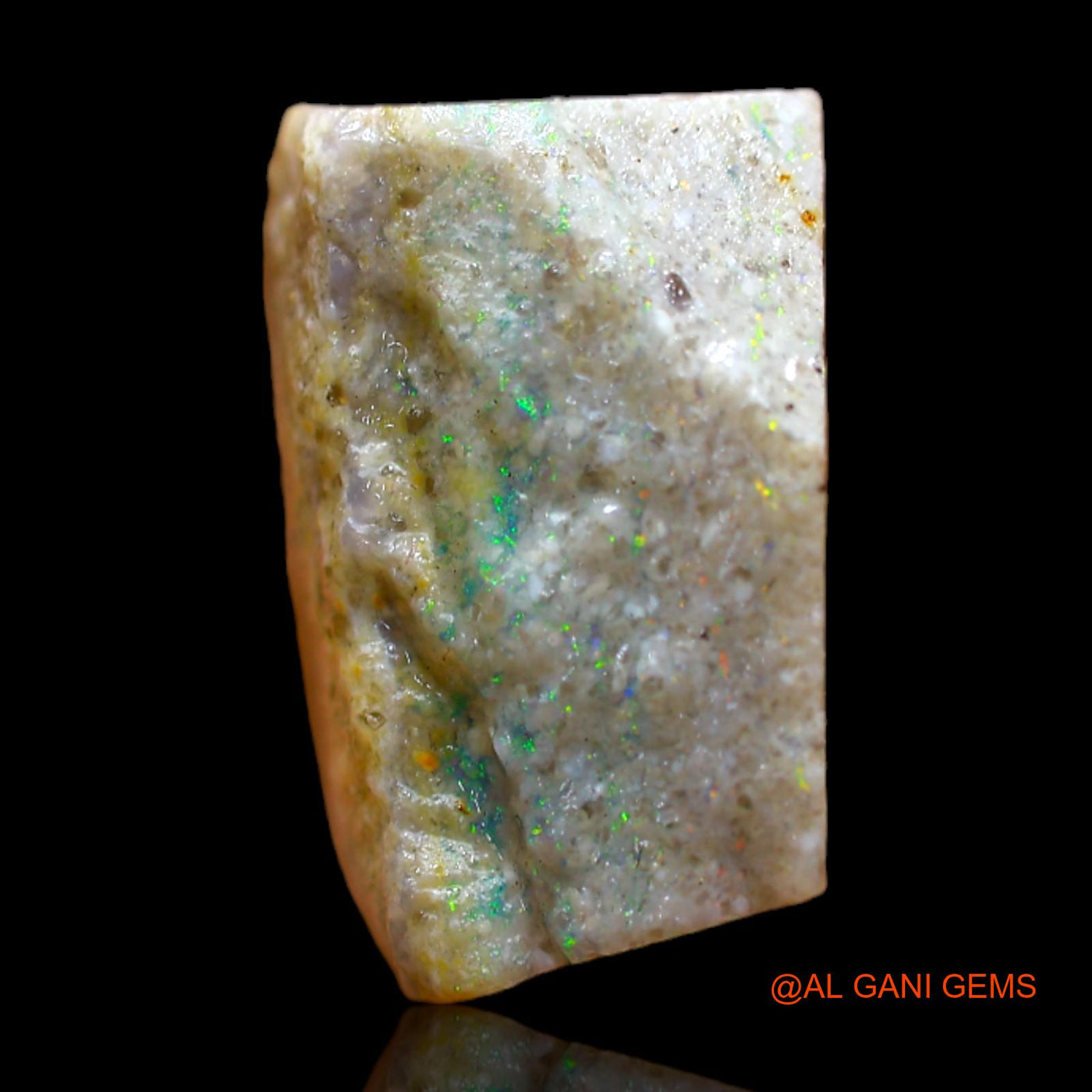 20.50 Cts Unheated Australian Fire Opal Loose Gemstone Fancy Rough Natural 15x15x9 mm RB-403