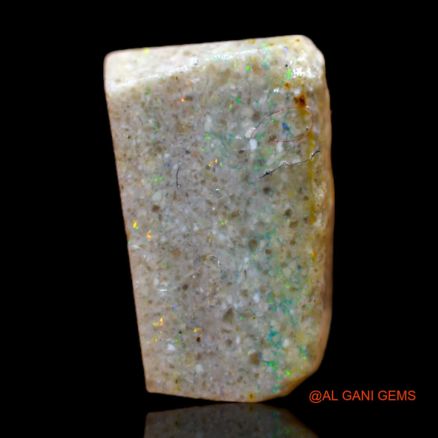 20.50 Cts Unheated Australian Fire Opal Loose Gemstone Fancy Rough Natural 15x15x9 mm RB-403