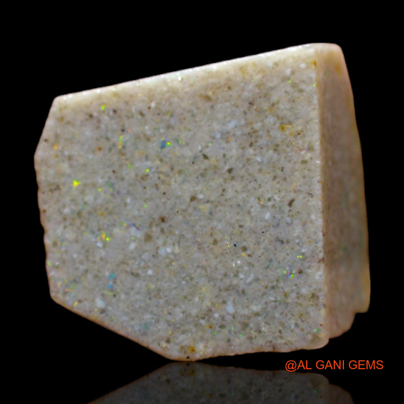 20.50 Cts Unheated Australian Fire Opal Loose Gemstone Fancy Rough Natural 15x15x9 mm RB-403