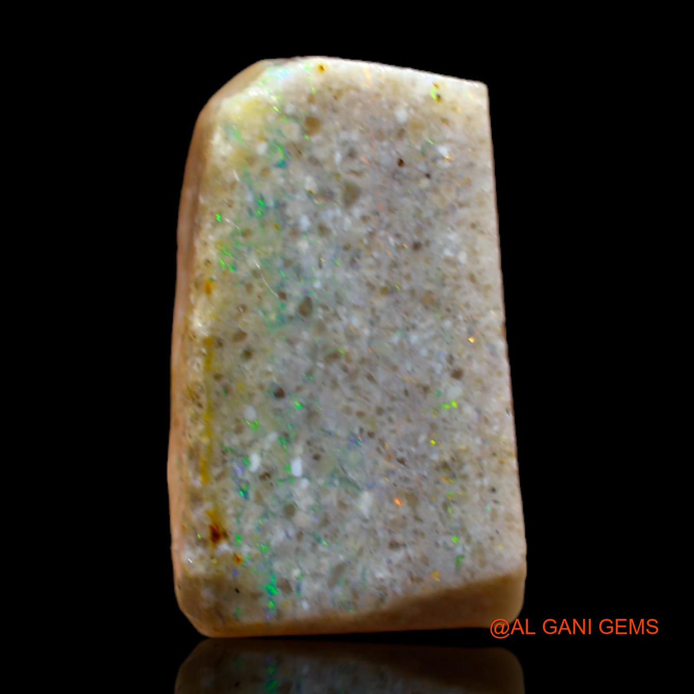 20.50 Cts Unheated Australian Fire Opal Loose Gemstone Fancy Rough Natural 15x15x9 mm RB-403