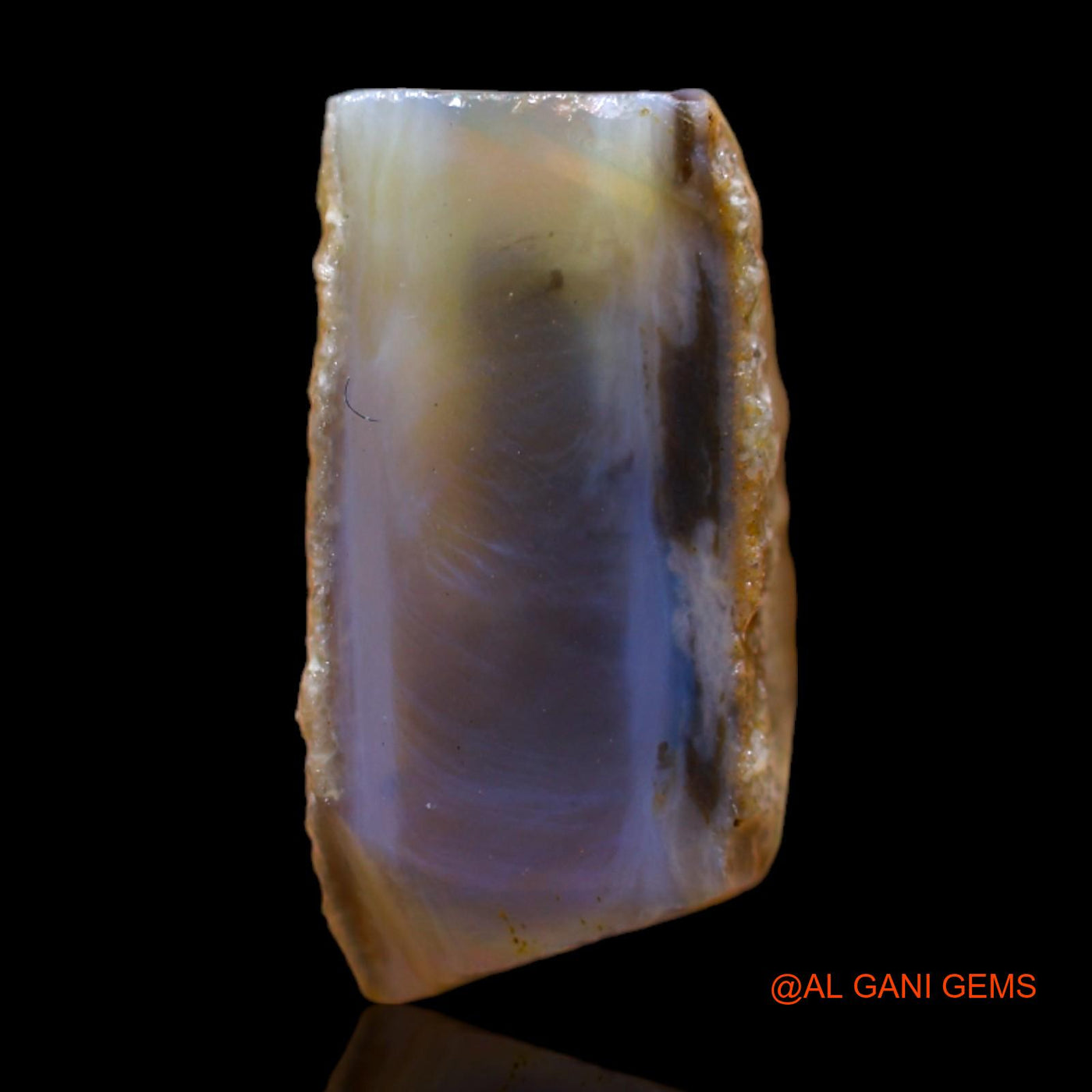 19.90 Cts Natural Australian Fire Opal Loose Gemstone Fancy Rough 17x15x9 mm RB-405