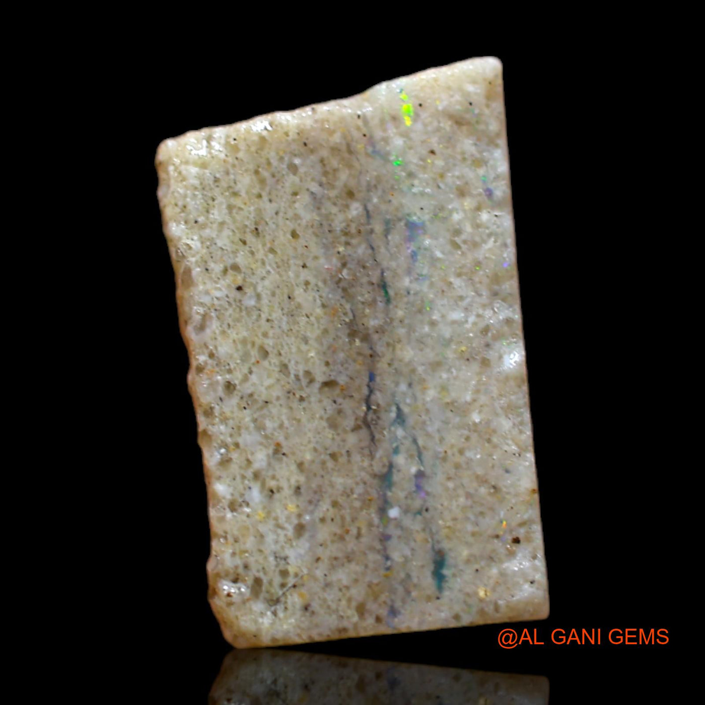 20.45 Cts Natural Australian Fire Opal Loose Gemstone Fancy Rough 16x14x9 mm RB-406