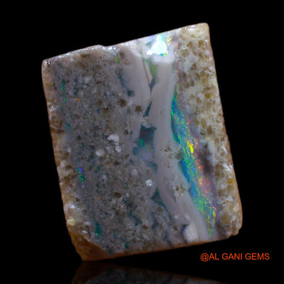 Natural Untreated Fire Opal Loose Gemstone Fancy Rough From Australia 18.90 Cts 14x13x11 mm RB-409
