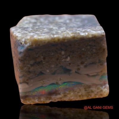 Natural Untreated Fire Opal Loose Gemstone Fancy Rough From Australia 18.90 Cts 14x13x11 mm RB-409