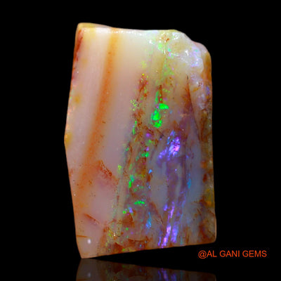14.90 Cts Natural Australian Fire Opal Loose Gemstone Fancy Rough 14x11x2 mm RB-411