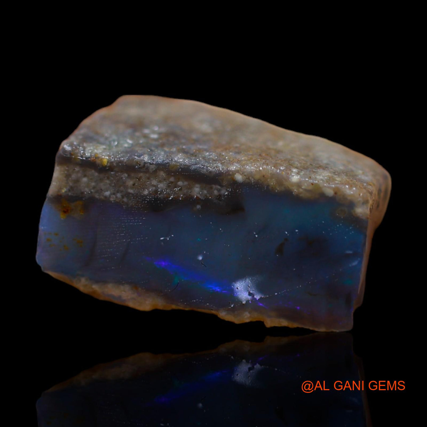Natural Untreated Fire Opal Loose Gemstone Fancy Rough From Australia 14.70 Cts 16x14x7 mm RB-412