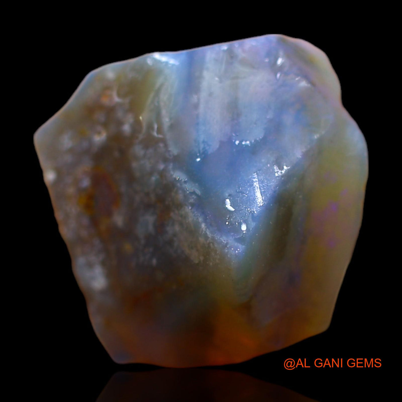 11.60 Cts Natural Australian Fire Opal Fancy Rough Loose Gemstone For Jewelry 14x14x10 mm RB-422