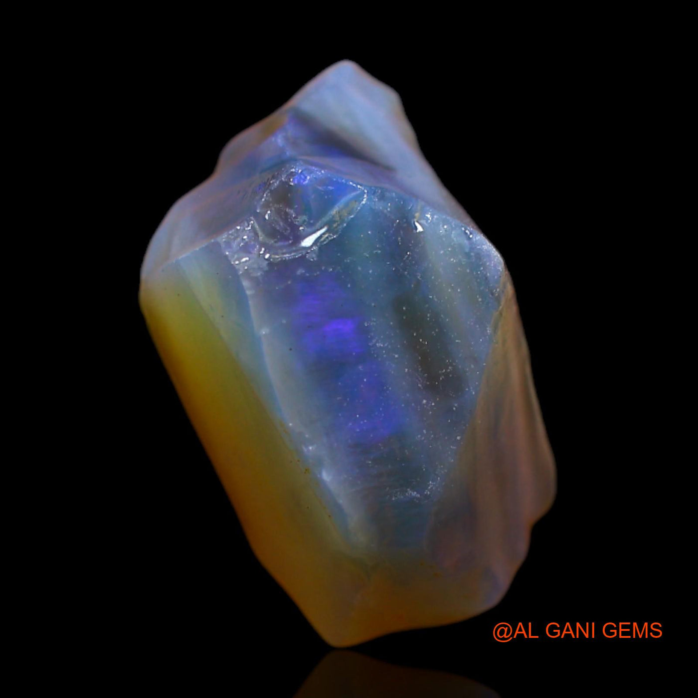 11.60 Cts Natural Australian Fire Opal Fancy Rough Loose Gemstone For Jewelry 14x14x10 mm RB-422