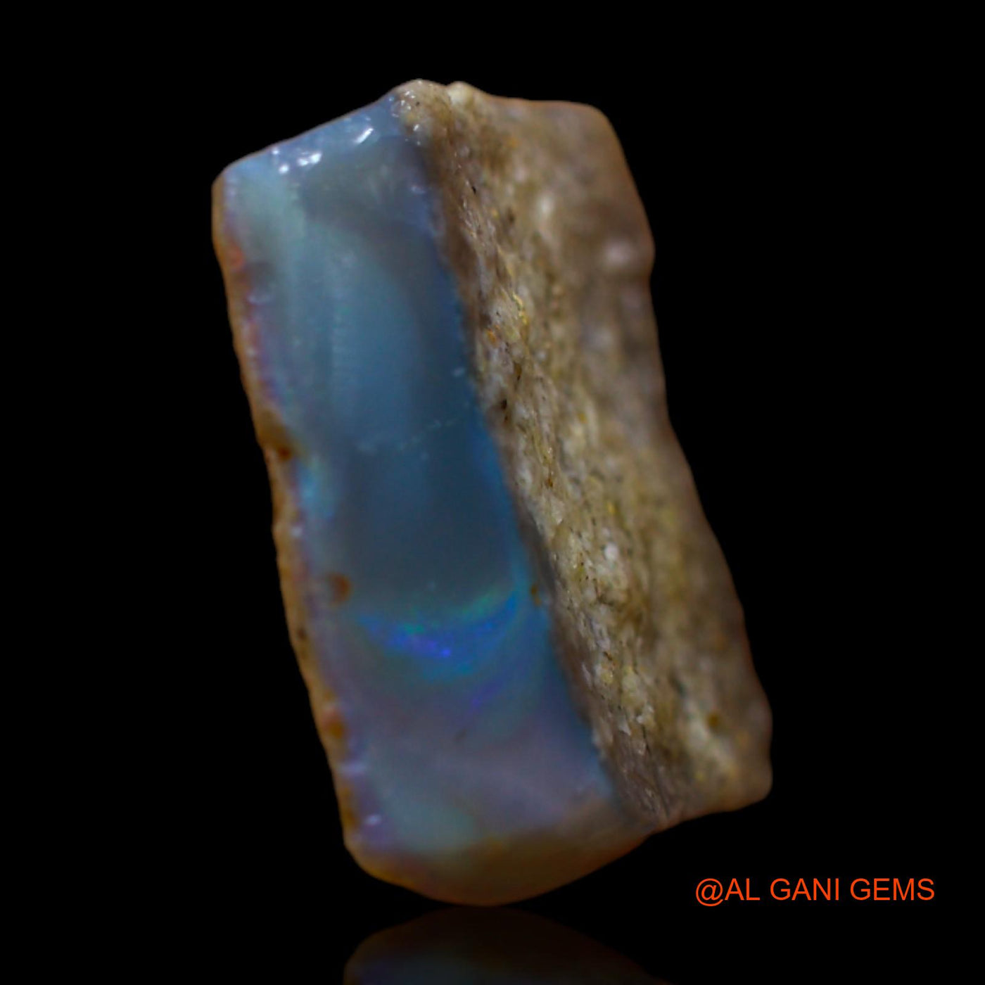 8.70 Cts Natural Australian Fire Opal Fancy Rough Loose Gemstone For Jewelry 16x15x5 mm RB-424