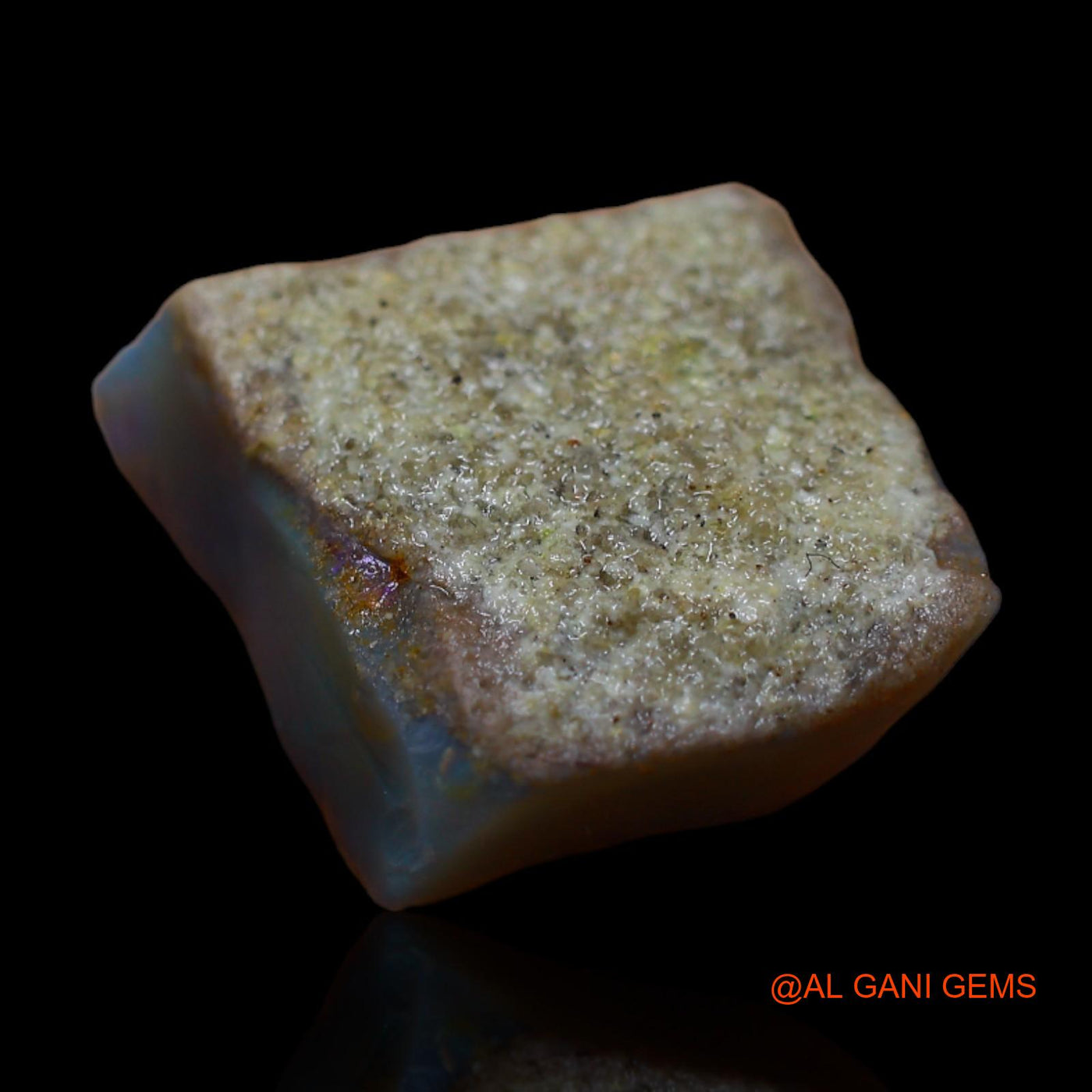 8.70 Cts Natural Australian Fire Opal Fancy Rough Loose Gemstone For Jewelry 16x15x5 mm RB-424