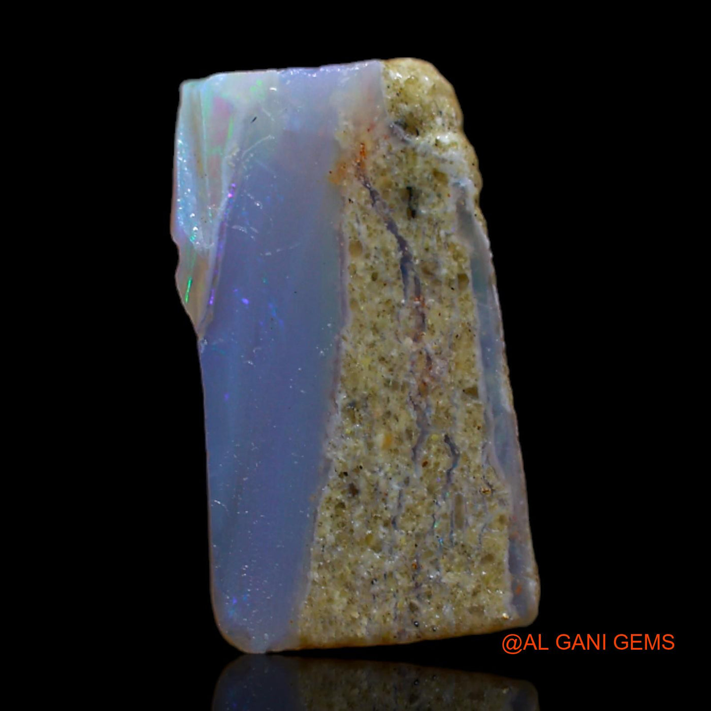 11.20 Cts Natural Australian Fire Opal Loose Gemstone Fancy Rough 14x11x7 mm RB-426