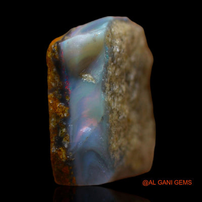 Natural Fire Opal Gemstone 11.60 Cts Loose Fancy Rough From Australia 15x13x6 mm RB-427