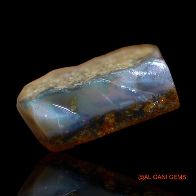Natural Fire Opal Gemstone 11.60 Cts Loose Fancy Rough From Australia 15x13x6 mm RB-427