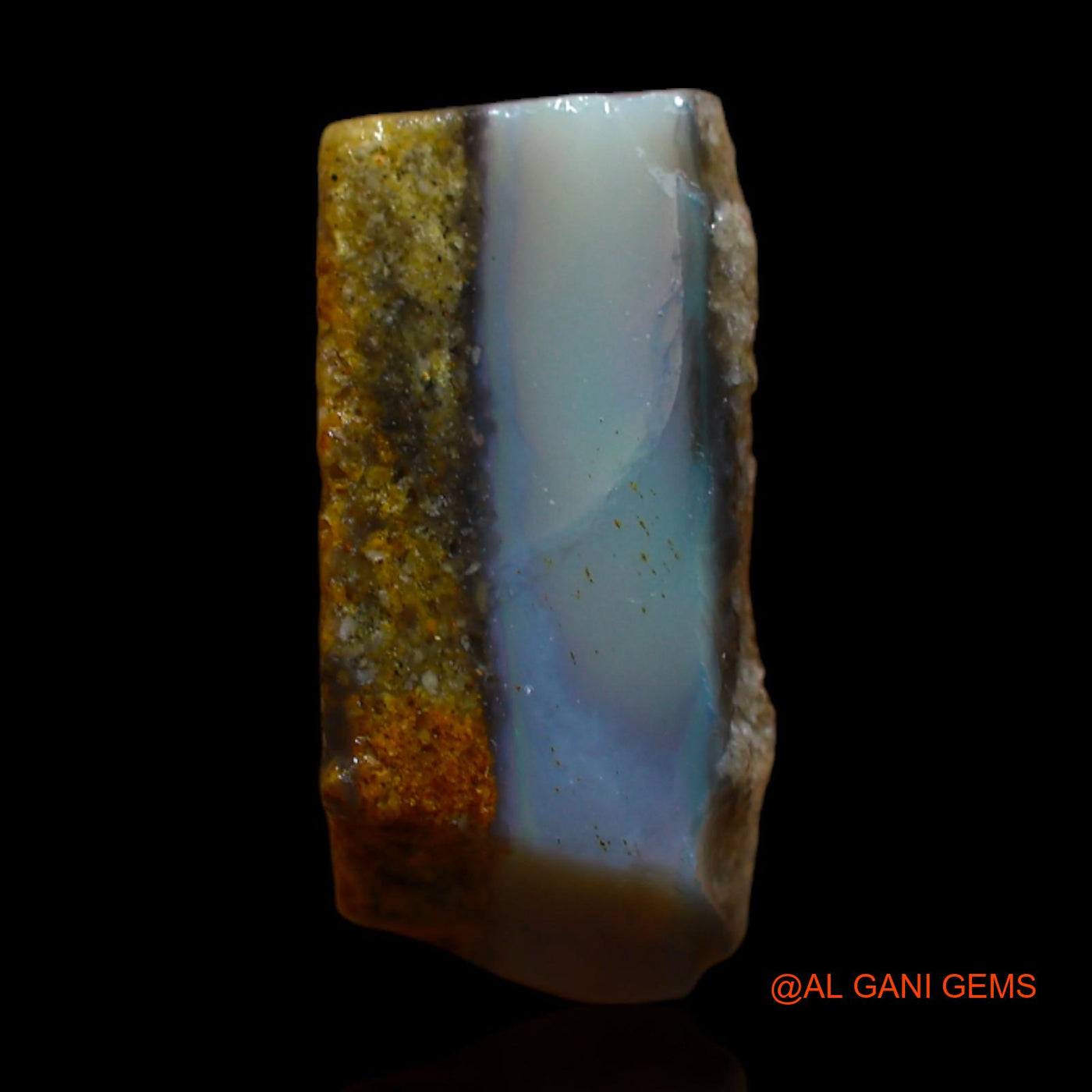 Natural Fire Opal Gemstone 11.60 Cts Loose Fancy Rough From Australia 15x13x6 mm RB-427