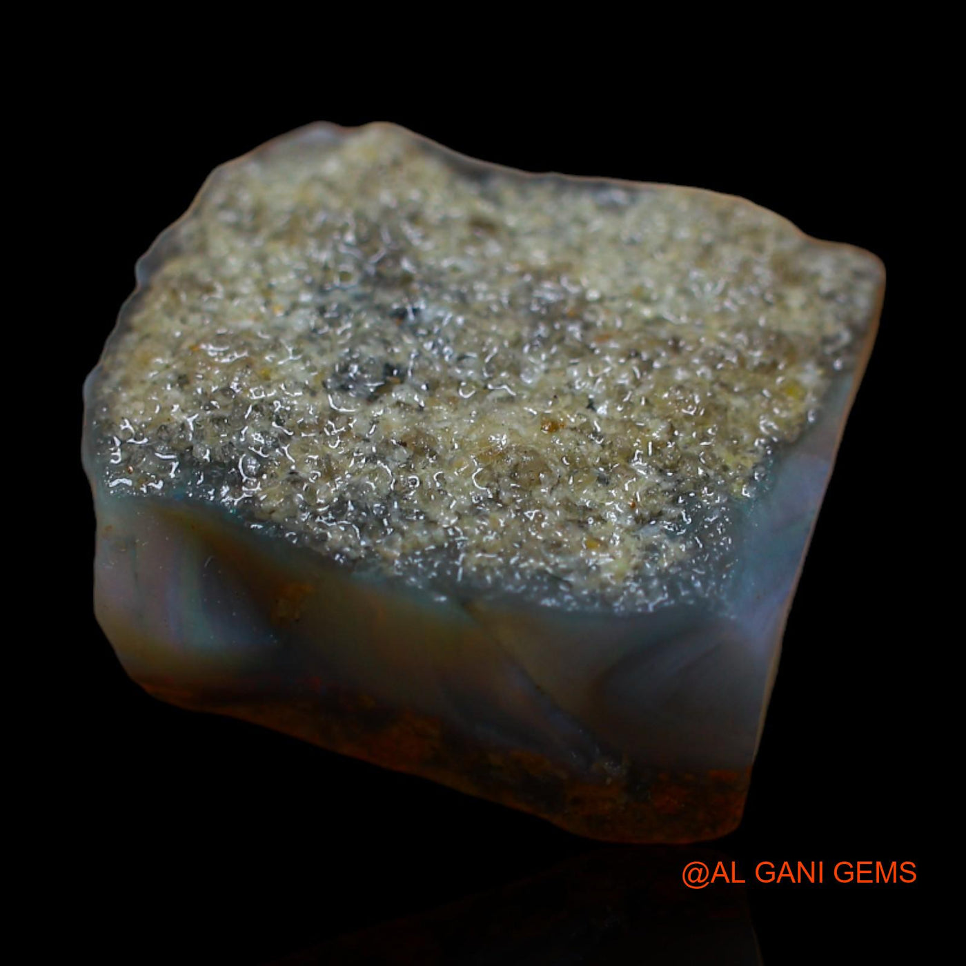 Natural Fire Opal Gemstone 11.60 Cts Loose Fancy Rough From Australia 15x13x6 mm RB-427