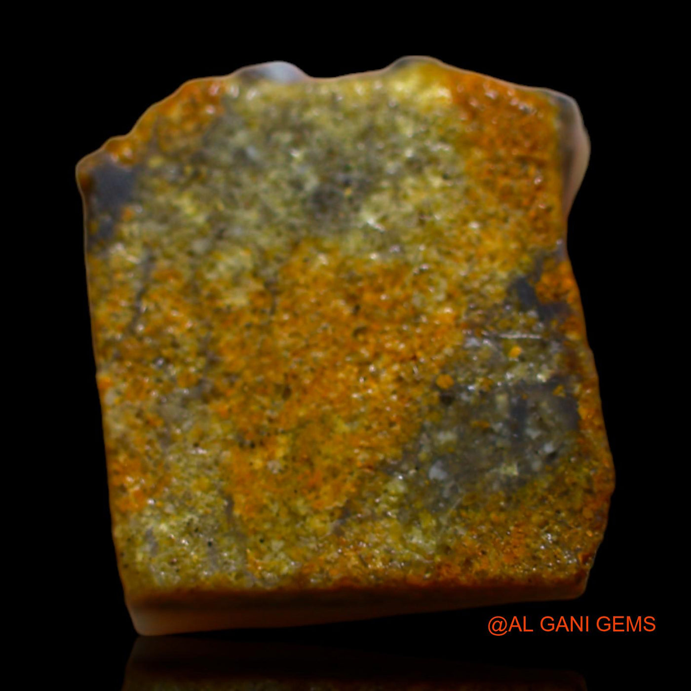 Natural Fire Opal Gemstone 11.60 Cts Loose Fancy Rough From Australia 15x13x6 mm RB-427