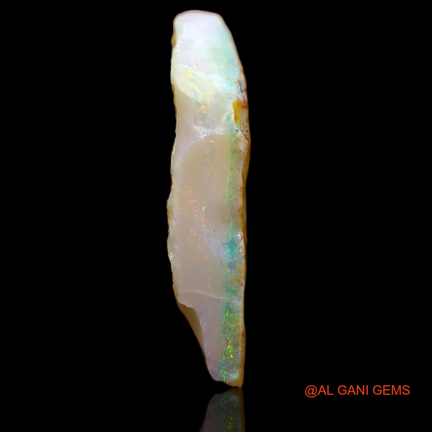 Natural Untreated Fire Opal Loose Gemstone Fancy Rough From Australia 4.20 Cts 17x10x3 mm RB-42