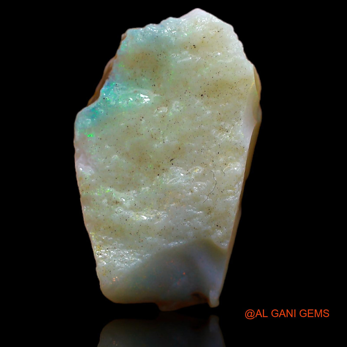 Natural Untreated Fire Opal Loose Gemstone Fancy Rough From Australia 4.20 Cts 17x10x3 mm RB-42