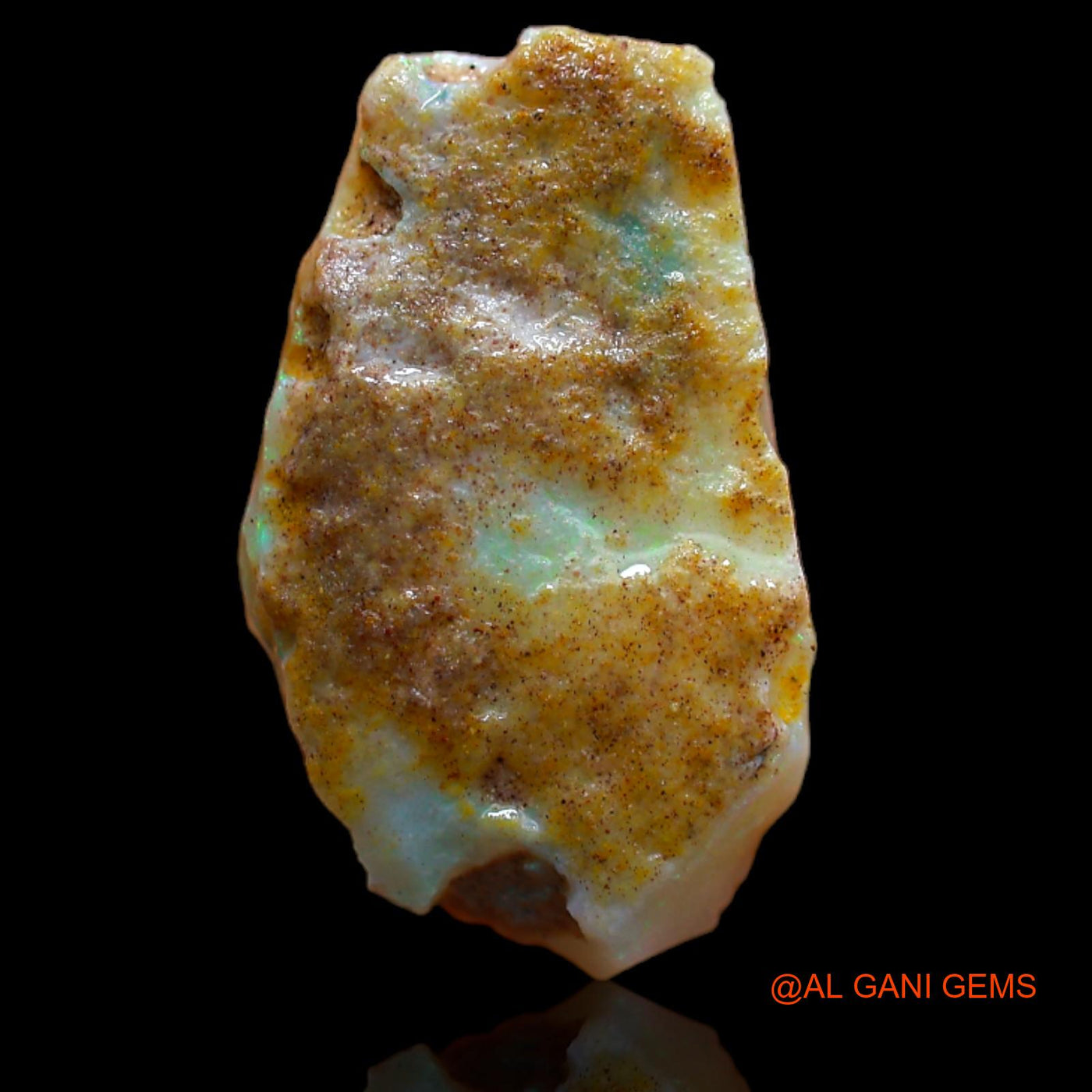 Natural Untreated Fire Opal Loose Gemstone Fancy Rough From Australia 4.20 Cts 17x10x3 mm RB-42