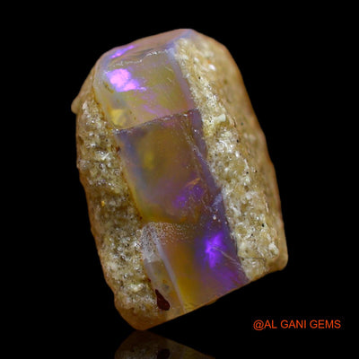 11.45 Cts Natural Australian Fire Opal Loose Gemstone Fancy Rough 13x13x8 mm RB-438