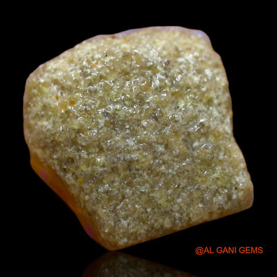 11.45 Cts Natural Australian Fire Opal Loose Gemstone Fancy Rough 13x13x8 mm RB-438