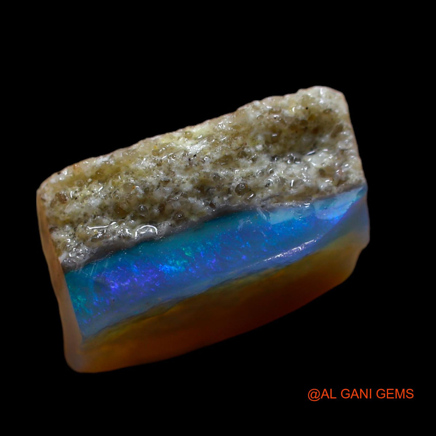8.80 Cts Natural Australian Fire Opal Fancy Rough Loose Gemstone For Jewelry 13x13x6 mm RB-439