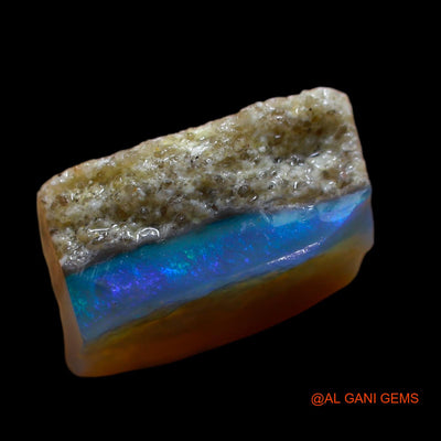 8.80 Cts Natural Australian Fire Opal Fancy Rough Loose Gemstone For Jewelry 13x13x6 mm RB-439