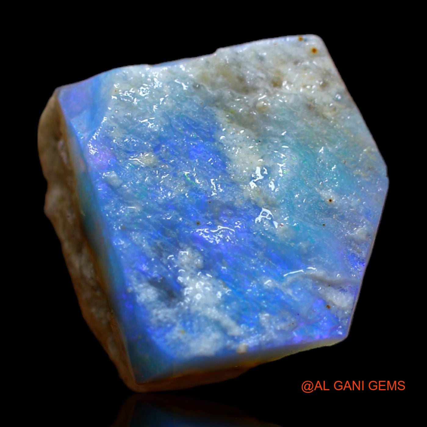 8.80 Cts Natural Australian Fire Opal Fancy Rough Loose Gemstone For Jewelry 13x13x6 mm RB-439