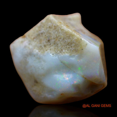 Natural Fire Opal Gemstone 10.40 Cts Loose Fancy Rough From Australia 13x13x8 mm RB-440